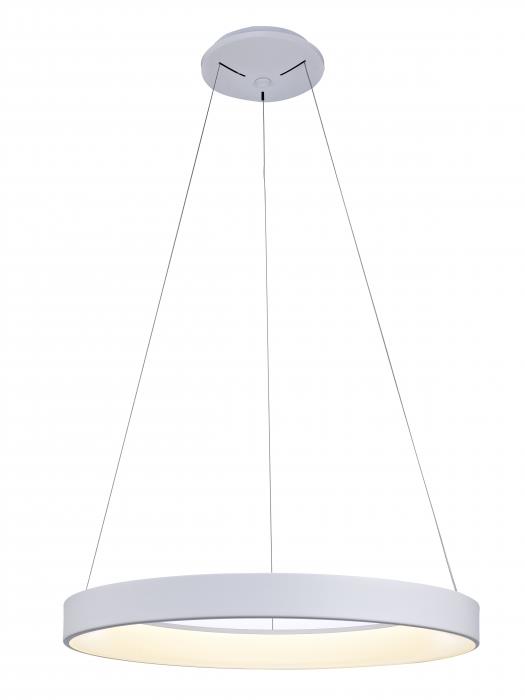 מנורת תליה LED לבן 44W - תמי ורפי תאורה מעוצבת