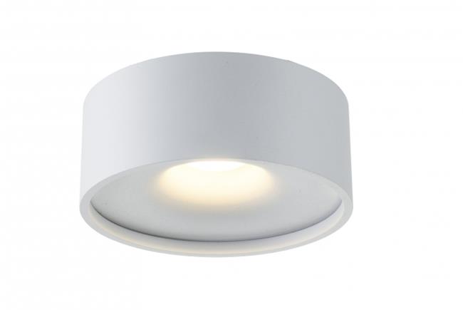 מנורת תקרה DOB LED 7W גדול לבן - תמי ורפי תאורה מעוצבת