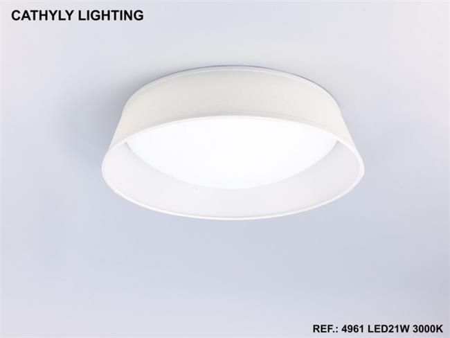 מנורת תקרה 21W LED בד - תמי ורפי תאורה מעוצבת