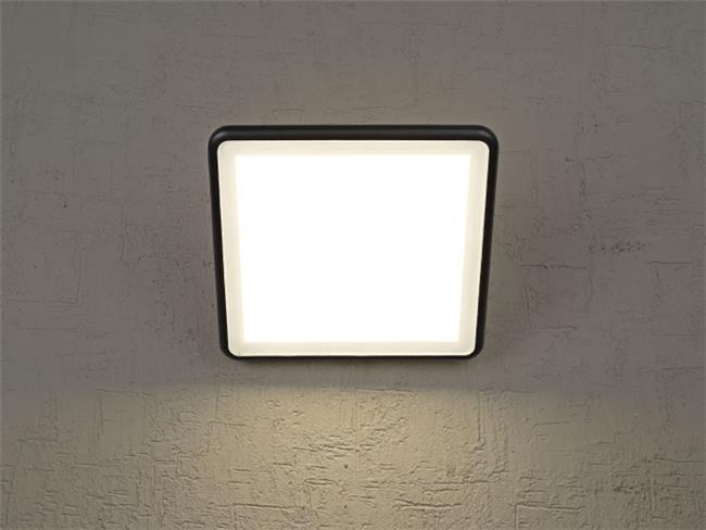 מנורת תקרה קיר LED 36W מוגן שחור - תמי ורפי תאורה מעוצבת