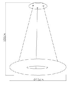 מנורה דגם בנג'י 4 תלוי - תמי ורפי תאורה מעוצבת