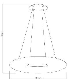 מנורה דגם בנג'י 7 תלוי - תמי ורפי תאורה מעוצבת