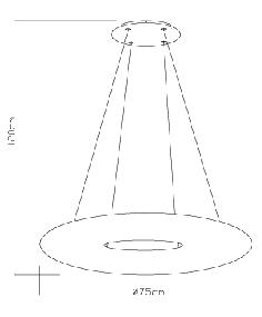 מנורה דגם בנג'י 6 תלוי - תמי ורפי תאורה מעוצבת