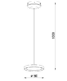 מנורה דגם קוסמיק 2 תלוי - תמי ורפי תאורה מעוצבת