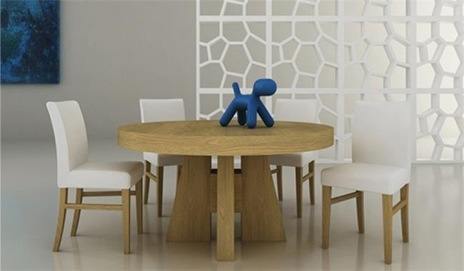 שולחן עגול מון - רהיטי זילבר