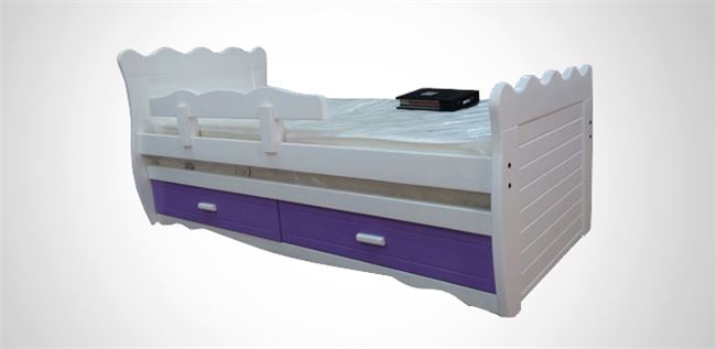 מיטת ילדים דגם גלים - רהיטי רוזנצווינג 