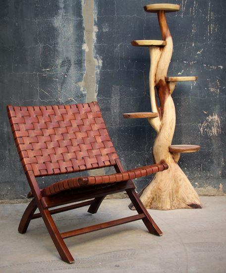כורסא מעץ טיק דגם וינה - העץ הנדיב