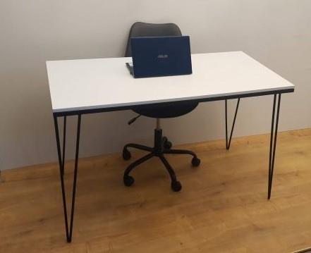 שולחן כתיבה/משרדי דגם TIKA - צבע לבן - + HOME