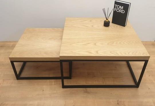 שולחן סלוני סט שולחנות מרובעים דגם MITO - + HOME