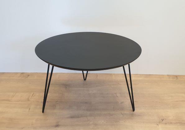 שולחן צד סלוני דגם Black בצבע שחור - + HOME