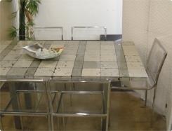 שולחן אוכל בסגנון מודרני ביר זית - דנה עיצובים