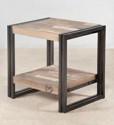 שולחן צד מעץ מלא - וסטו VASTU - גלריית רהיטים מעץ מלא 