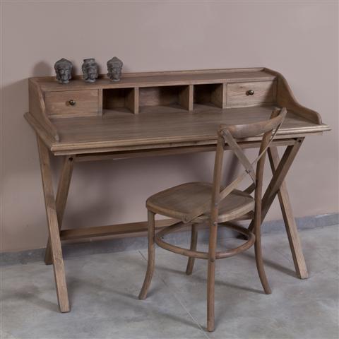שולחן עבודה עץ אלון - וסטו VASTU - גלריית רהיטים מעץ מלא 
