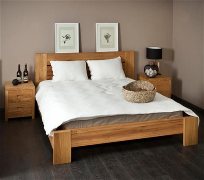 מיטה זוגית עץ מלא - וסטו VASTU - גלריית רהיטים מעץ מלא 