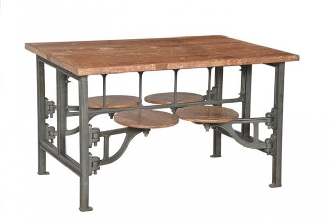 שולחן אוכל מקורי ומיוחד - גלריה הימלאיה - ריהוט עתיק