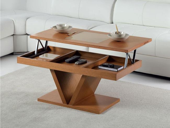 שולחן עץ לסלון - DUPEN (דופן)