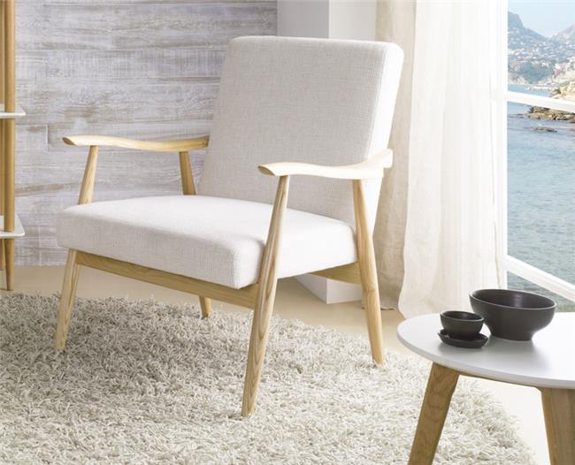 כורסא לבנה רטרו - DUPEN (דופן)