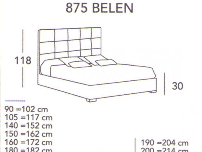 מיטה זוגית בלן 875 - DUPEN (דופן)