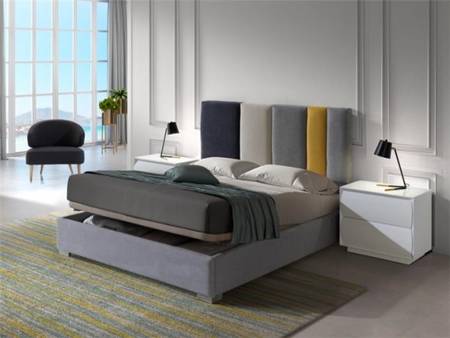 מיטה עם אחסון בשילוב צבעים - DUPEN (דופן)