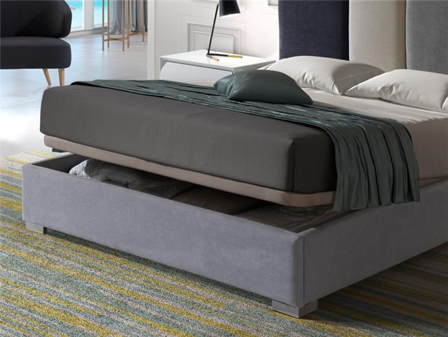 מיטה עם אחסון בשילוב צבעים - DUPEN (דופן)