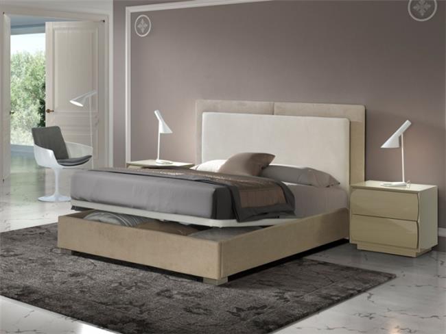 מיטה עם ארגז בשילוב צבעים - DUPEN (דופן)