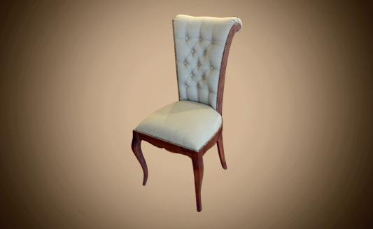 כיסא מעץ עם ריפוד - Treemium - חלומות בעץ מלא