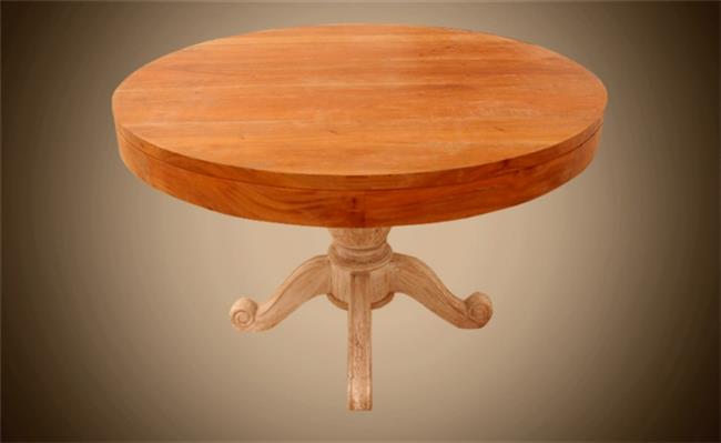 שולחן עגול מעץ מלא - Treemium - חלומות בעץ מלא