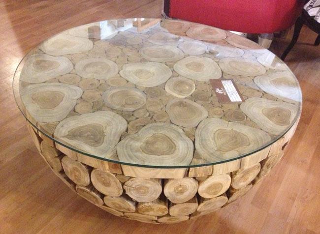 שולחן קפה מבולי עץ - Treemium - חלומות בעץ מלא