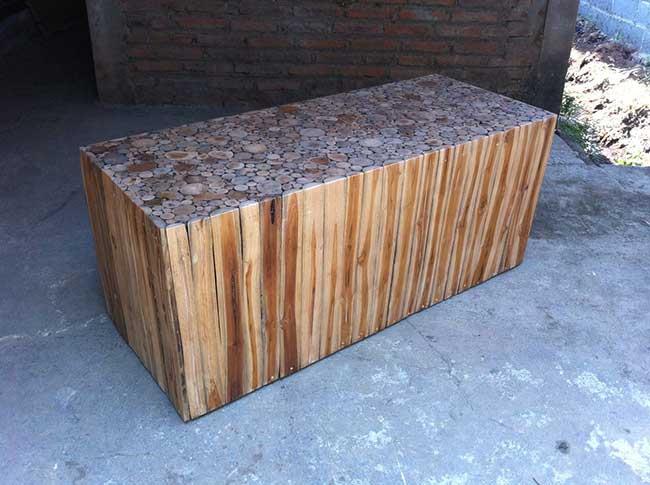 שולחן לסלון מעץ - Treemium - חלומות בעץ מלא