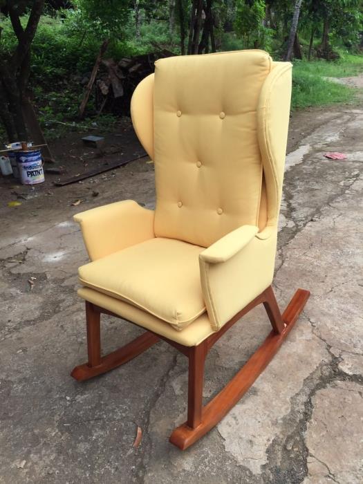 כיסא נדנדה מפואר מעץ מלא - Treemium - חלומות בעץ מלא