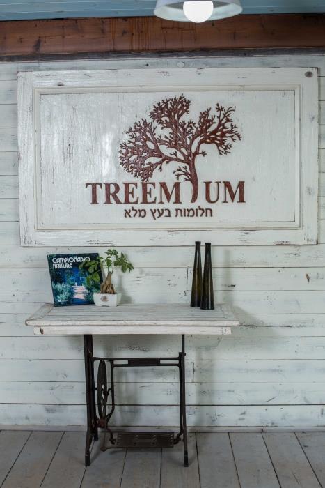 קונסולה ייחודית מעץ ממוחזר - Treemium - חלומות בעץ מלא