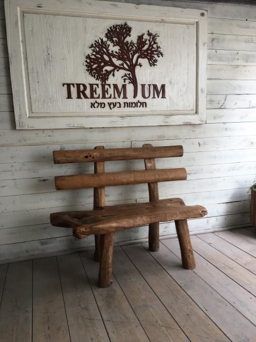 ספסל שורש עץ טיק - Treemium - חלומות בעץ מלא