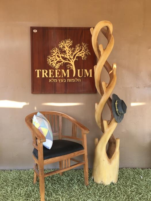 מתלה מעילים טיק - Treemium - חלומות בעץ מלא