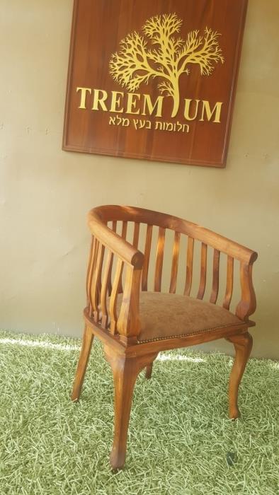 כיסא עץ מלא איכותי - Treemium - חלומות בעץ מלא