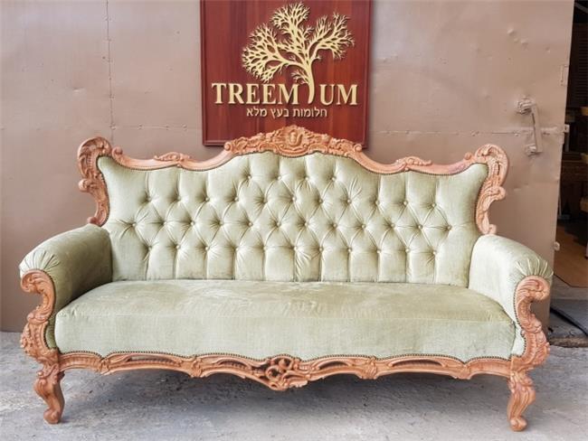 ספה ייחודית מעץ אלון דגם 2277 - Treemium - חלומות בעץ מלא
