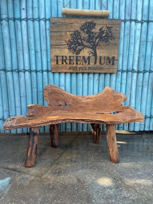 ספסל שורש N טיק - Treemium - חלומות בעץ מלא