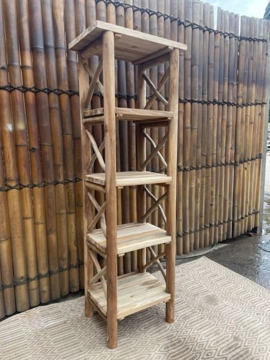 ספרייה טיק צעיר דגם JBF-282 - Treemium - חלומות בעץ מלא