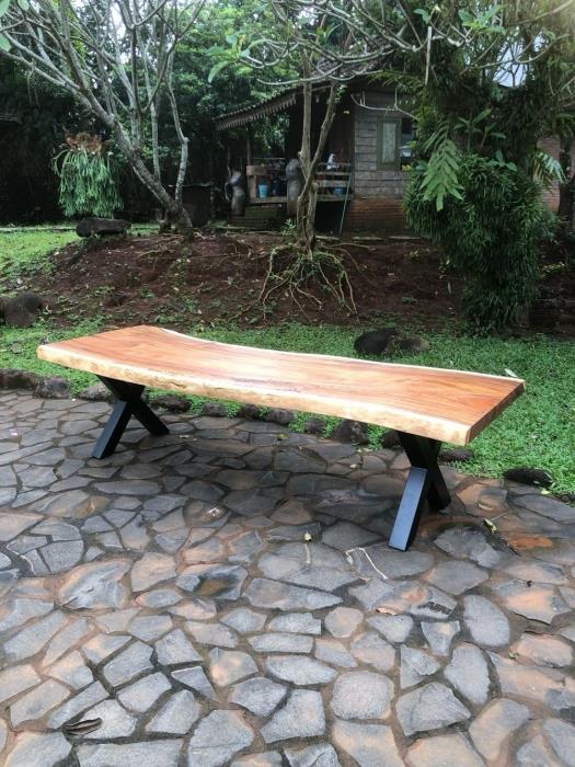 שולחן אוכל גזע פרוס ללא חיבורים עץ מלא - Treemium - חלומות בעץ מלא