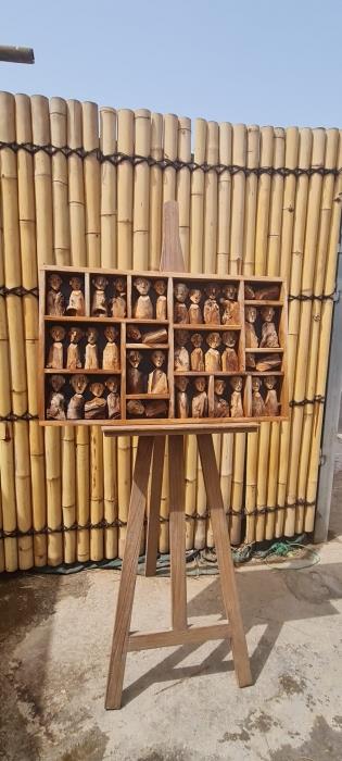 תמונה דקורטיבית דגם jbf-281 עץ מלא נגרות עבודת יד - Treemium - חלומות בעץ מלא