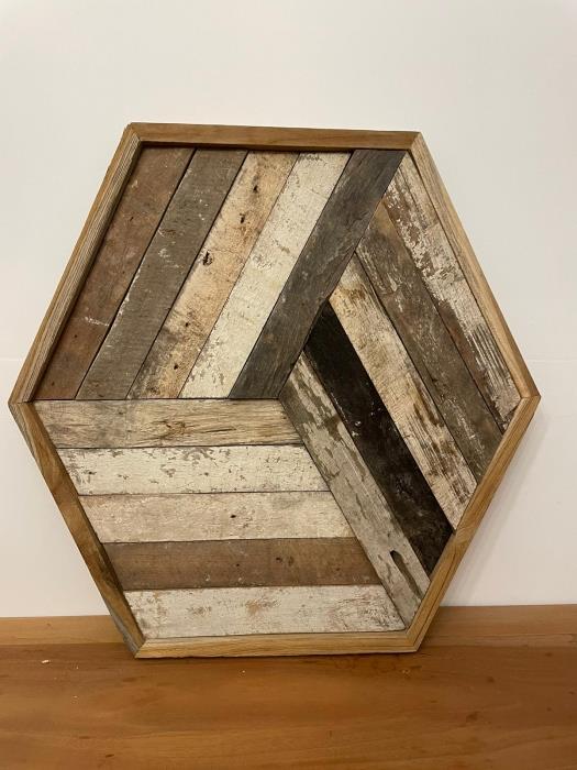 תמונת קיר דקורטיבית עץ ממוחזר - Treemium - חלומות בעץ מלא