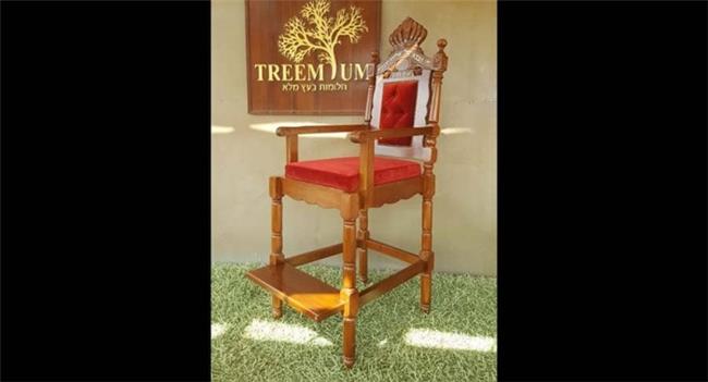 כיסא אליהו מפואר עץ מלא - Treemium - חלומות בעץ מלא