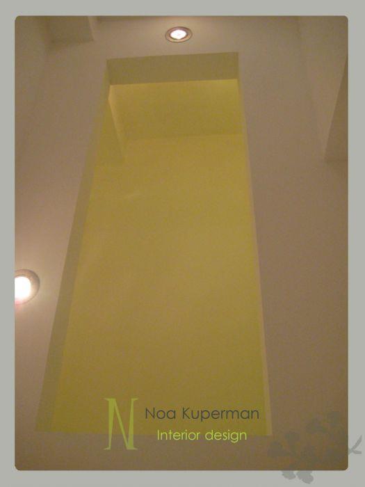 נועה קופרמן עיצוב- תקרה של חדר השרותים