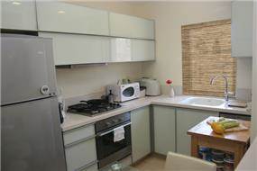דירת דופלקס בת"א - מבט למטבח - מגורים לשגרירות יפן