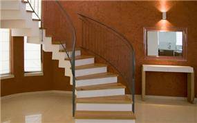 מדרגות בוילה בנווה דורון, עיצוב: שמרית קאופמן - סטודיו פרטים 