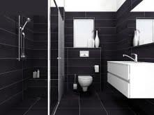 מקלחת הורים מרשימה בגווני שחור לבן, דרמטית ומפוארת. חגית רוזנברג, תכנון ועיצוב פנים
