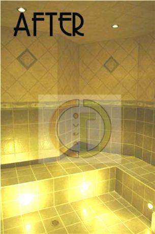 חדר אמבטיה שעוצב בסגנון חמאם קלאסי. גרונר קטרין CGDECO