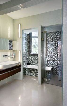 חדר אמבטיה בעיצוב כנף ר. אדריכלים