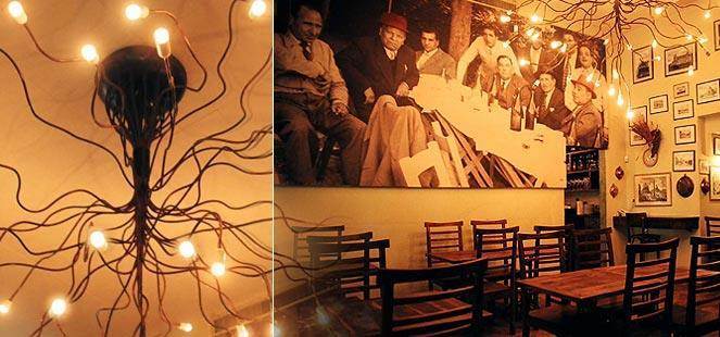 עיצוב תאורה ואווירה חמימה במסעדה, תל אביב - אורנה גבעון - אדריכלות ועיצוב פנים