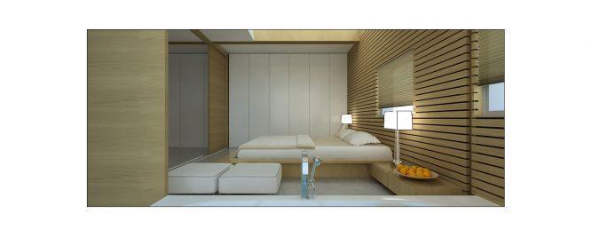 חדר שינה - זוג אדריכלים