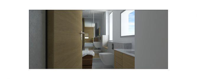 חדר אמבטיה - זוג אדריכלים